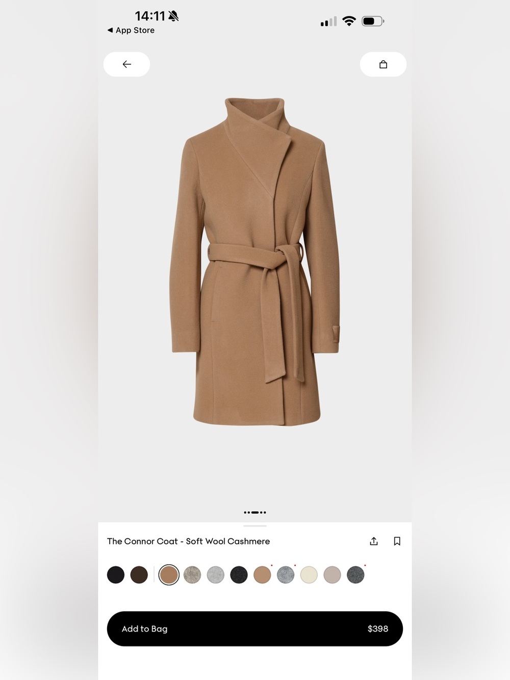 Aritzia Connor coat